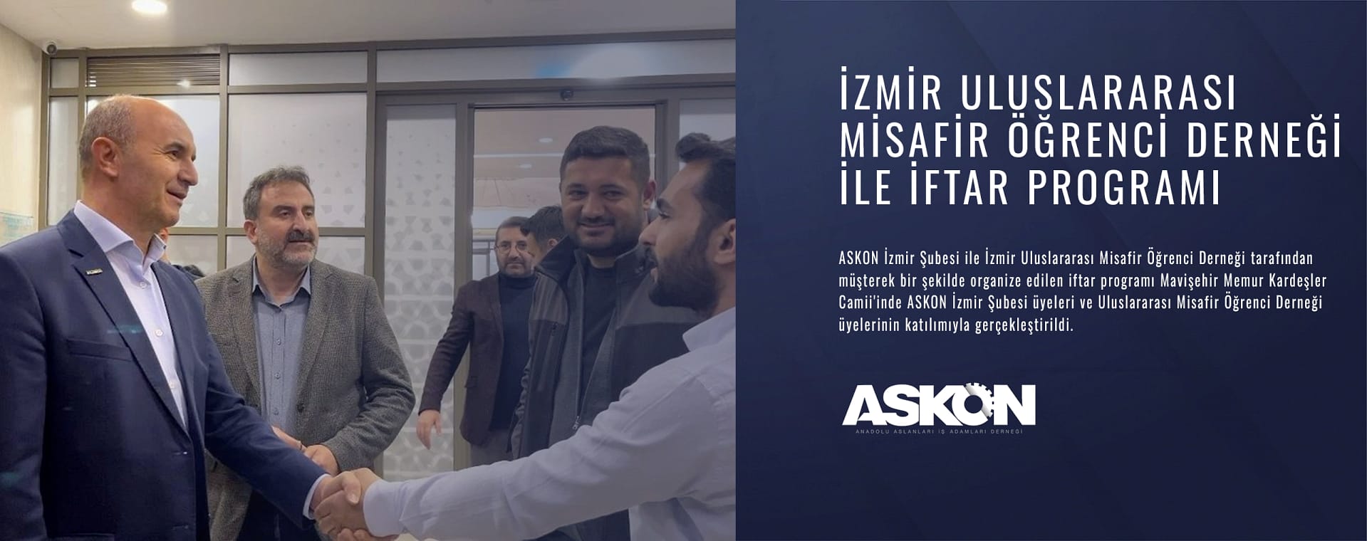 İzmir Uluslararası Misafir Öğrenci Derneği ile iftar programı